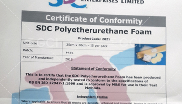 SDC馬丁代爾摩擦專用泡棉
